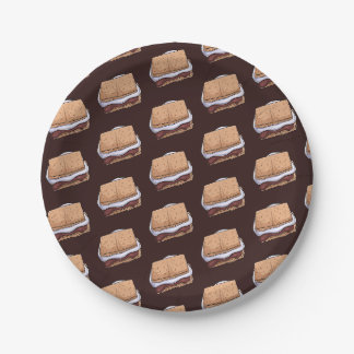 Prato De Papel Dia Nacional S’Mores