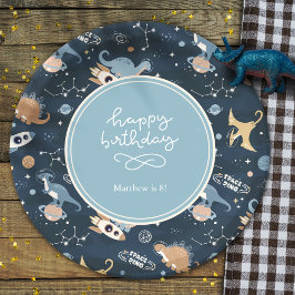 Prato De Papel Dinossauros bonitos no Aniversário de criança de p