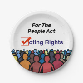 Prato De Papel Direitos De Voto Para A Lei Pessoas