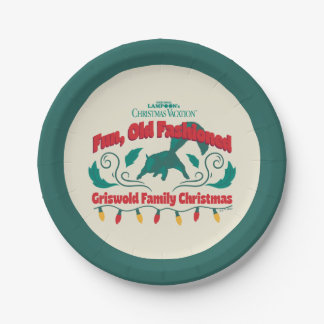 Prato De Papel Divertido, Velho Feliz Natal da Família Griswold