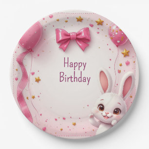 Prato De Papel Doce Coelhinho Bebê Aniversário 🐰