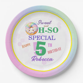 Prato De Papel Doce e Pornoz de Aniversário Especial