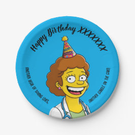 Prato De Papel DOCTORS BIRTHDAY blue pediatric anti-stress