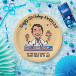 PRATO DE PAPEL DOCTORS BIRTHDAY PARTY CALM ANTISTRESS