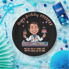 PRATO DE PAPEL DOCTORS BIRTHDAY PARTY CALM ANTISTRESS