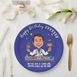 PRATO DE PAPEL DOCTORS BIRTHDAY PARTY CALM ANTISTRESS