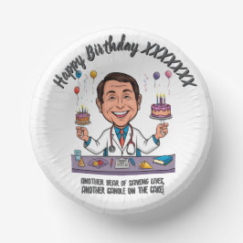 PRATO DE PAPEL DOCTORS BIRTHDAY PARTY CALM ANTISTRESS