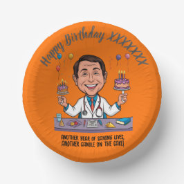 PRATO DE PAPEL DOCTORS BIRTHDAY PARTY CALM ANTISTRESS