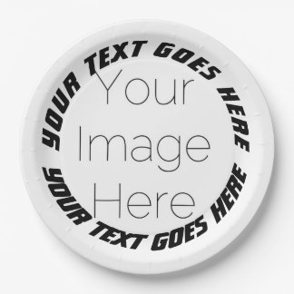 Prato De Papel Documento personalizado de fotografia do Scifi