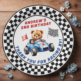 Prato De Papel Dois segundos aniversários de Carro Rápido