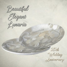 Dólares Prateados da Lunária Branca Elegante