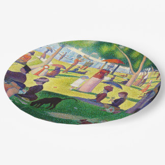 Prato De Papel Domingo À Tarde Na Ilha De La Grande Jatte