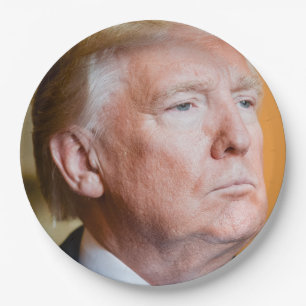 Prato De Papel Donald Trump Portrait