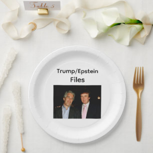 Prato de Papel dos Arquivos de Trump/Epstein