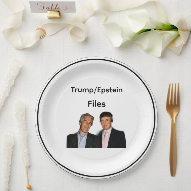 Prato de Papel dos Arquivos de Trump/Epstein (Casamento)