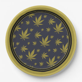 Prato De Papel Dourado na Semana Legal Negra