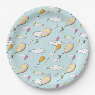 Prato De Papel Dr. Seuss Oh, os Lugares que Você Irá!