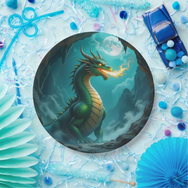 Prato De Papel Dragão (Festa)
