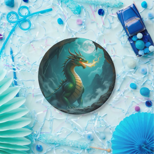 Prato De Papel Dragão (Festa)