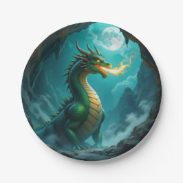 Prato De Papel Dragão