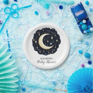 Prato De Papel DreamBonito Stars Chá de fraldas