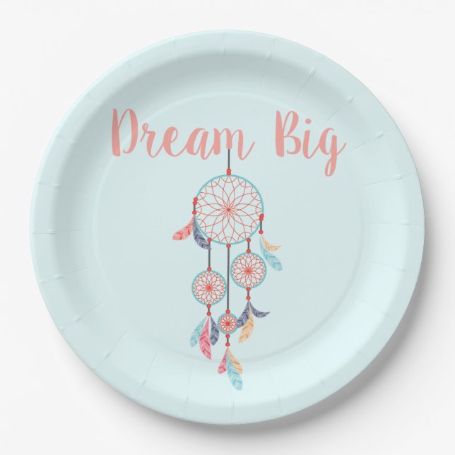 Prato De Papel Dreamcatcher Bohemian Drecher Catcher (Frente)