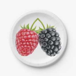 Prato De Papel Duas bagas