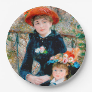 Prato De Papel Duas irmãs (no terraço)