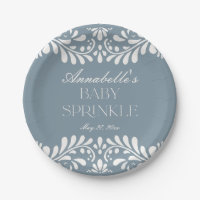 Dusty Blue Talavera Azulejo Fiesta Boy Sprinkle