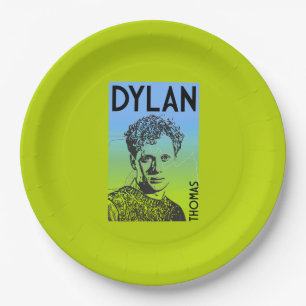 Prato De Papel Dylan Thomas Welsh Poet