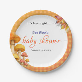 Prato De Papel É chá de fraldas de conto de fadas de meninos ou m