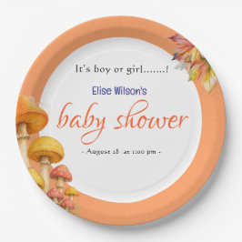 Prato De Papel É chá de fraldas de conto de fadas de meninos ou m