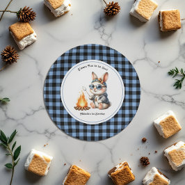 Prato De Papel "É mais divertido ser um!" Primeiro aniversario de