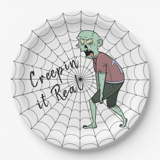 Prato De Papel É um Zumbi Real (Frente)
