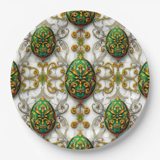 Prato De Papel EASTER EGGS 3D ~ Decorated~ 