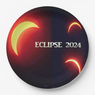 Prato De Papel Eclipse 2024