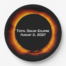 Prato De Papel Eclipse Total do Século de 2027