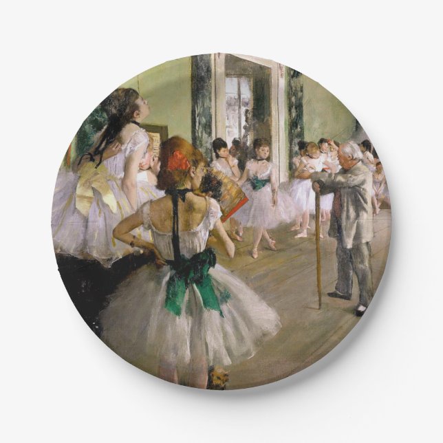 Prato De Papel Edgar Degas Classe de Dança (Frente)