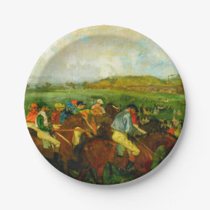 Prato De Papel Edgar Degas Horseback Riding
