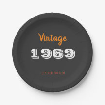Edição limitada Vintage 1969 Presente