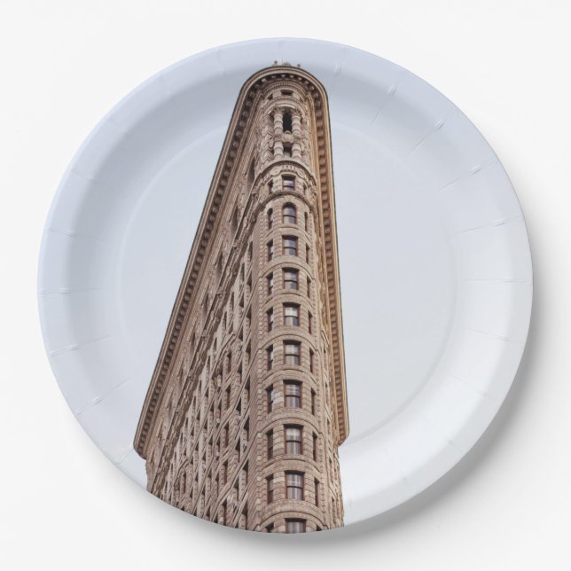 Prato De Papel Edifício Flatiron Cidade de Nova York (Frente)