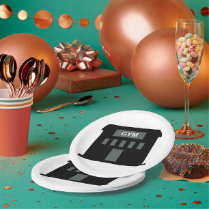 Prato De Papel Edifício Gym