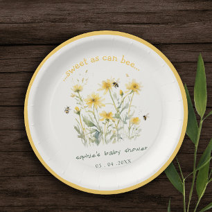 Prato De Papel Edulcoração Amarelo De Flor Selvagem Como Chá de f