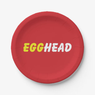PRATO DE PAPEL EGGHEAD