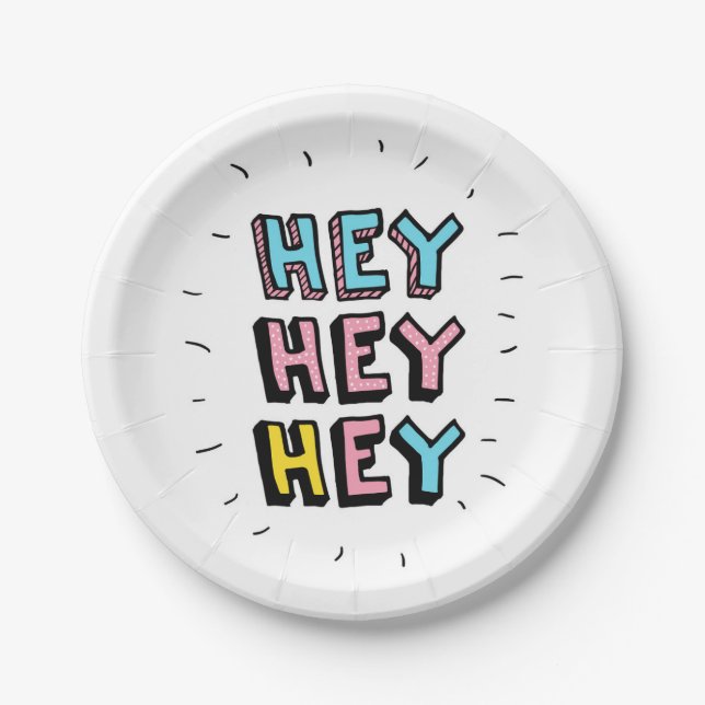 Prato De Papel Ei (Frente)