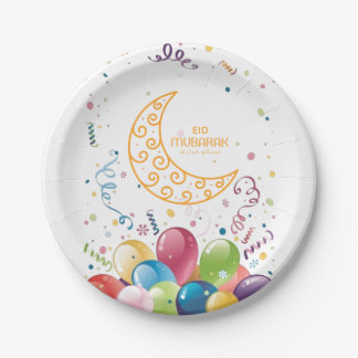 Prato De Papel Eid mubarak