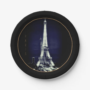 Prato De Papel Eiffel Tower & Surreal Paris Art /love France BVP 