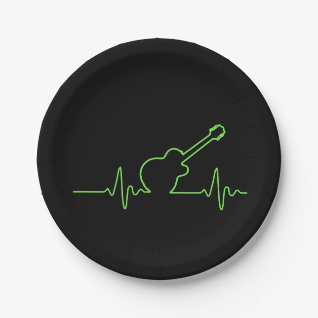 Prato De Papel EKGuitar (Frente)