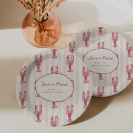 Prato De Papel Ela é um Prêmio | Churrasco de Lagosta no Verão