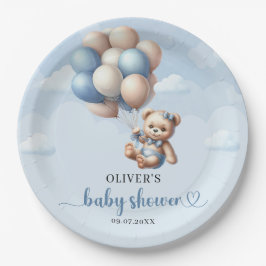 Prato De Papel Elefante popular, eucalipto floral azul empoeirado